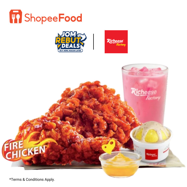 (WM) Richeese Factory: 2 Fire Chicken + Mashed Potatoes (Sales Start ...