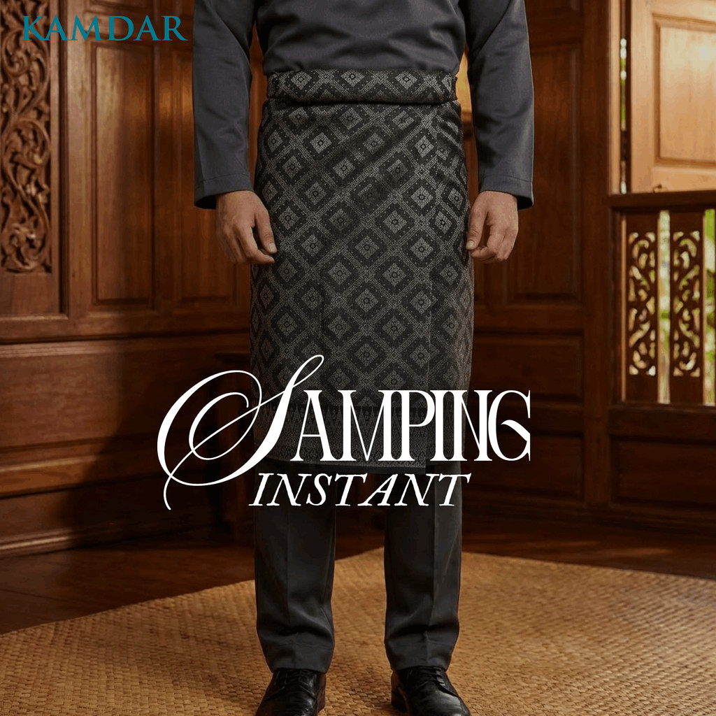 KAMDAR Bintang Raya Sampin Instant Lelaki – Easy Wear 3 Saat | 100% ...