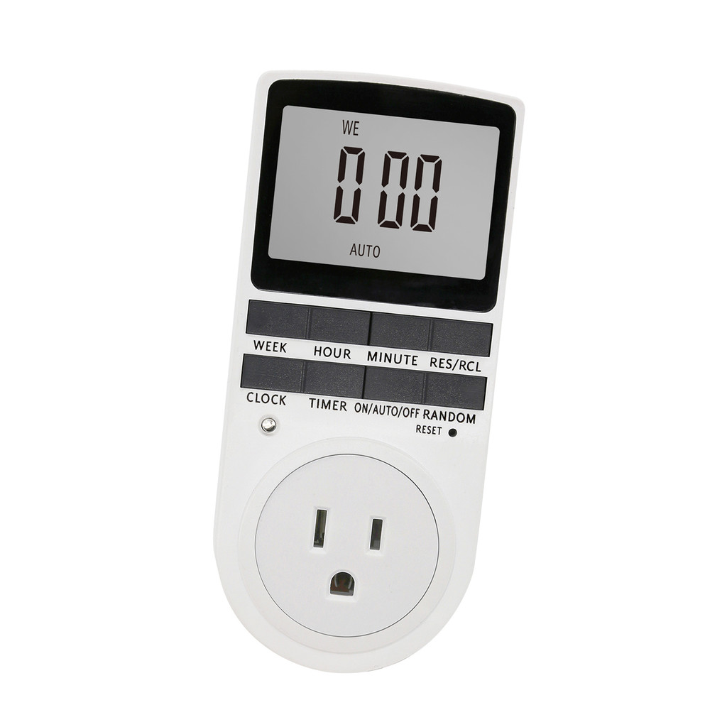 [LIX1] Digital Timer Switch Socket Electronic LCD Display Plug in ...