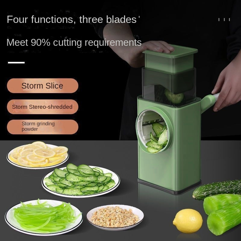 Storm Hand Cranked Vegetable Slicer, Silk Scraper, Vegetable Slicer ...