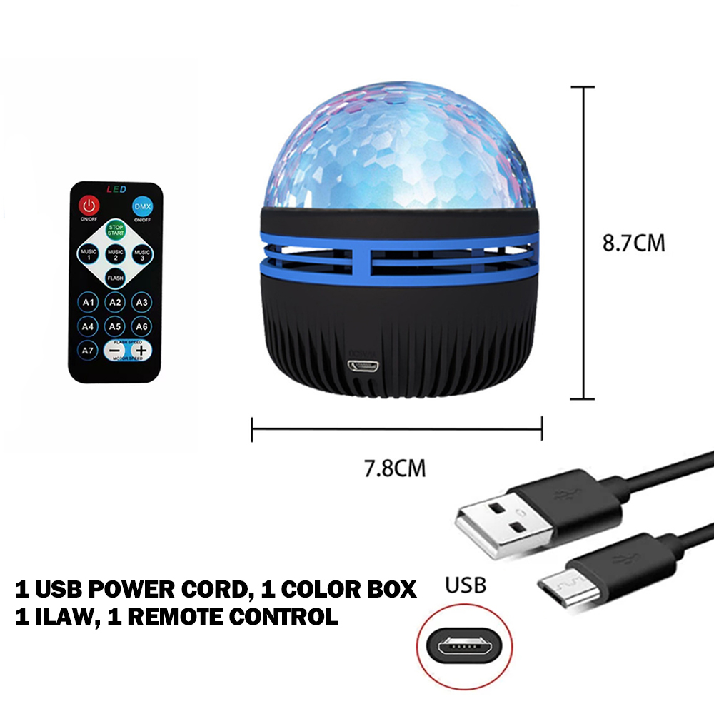 Led Star Projector: Rotating Disco Ball Night Light - Perfect Christmas ...