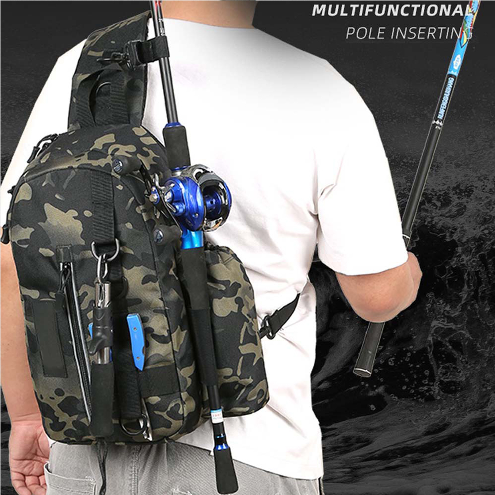 Lure Multifunctional Messenger Bag Shoulder Bag Waist Bag Pole Bag ...