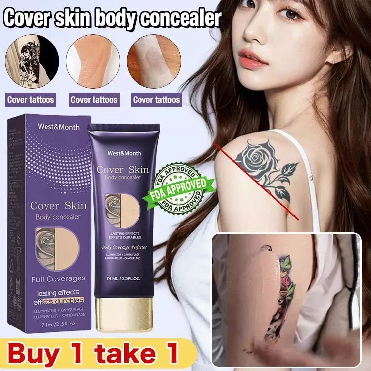 Tattoo Concealer Waterproof Body Concealer For Dark Spots Leg Makeup ...