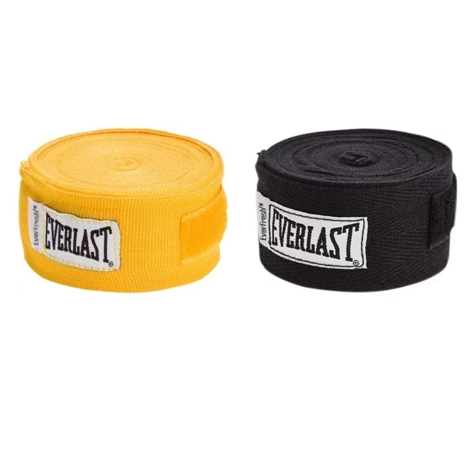 C2Pcs 1 Pair Everlast 3M 5M Boxing Sports Cotton Protective Hand Wraps ...