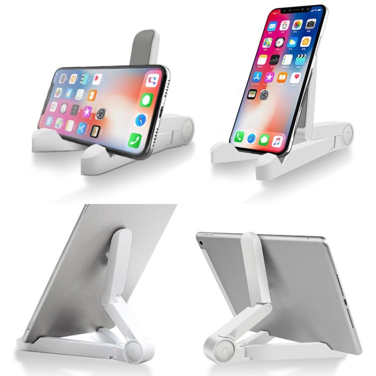 Black Multifunctional Desktop Universal Foldable Triangular Phone ...