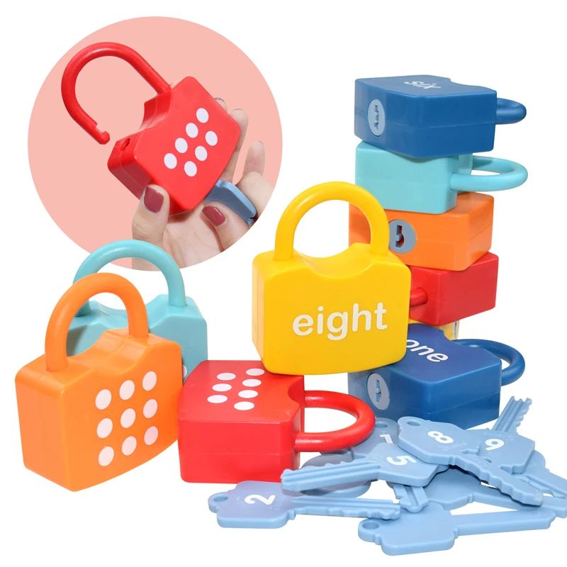 Alphabet Matching Locks - 26 Keys & Locks Educational Toy For Letter ...