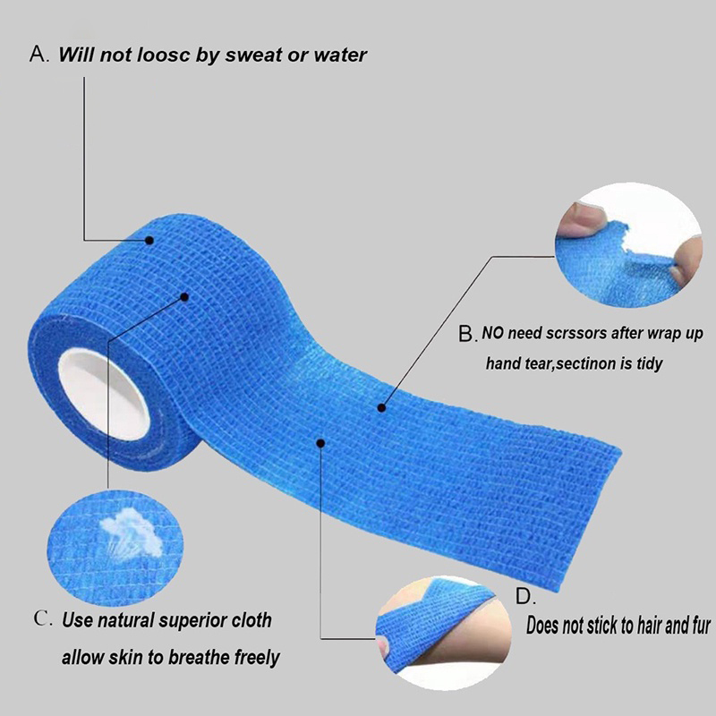 Protective Sports Tape Athletic Wrap Self-Adhesive Muscle Finger ...