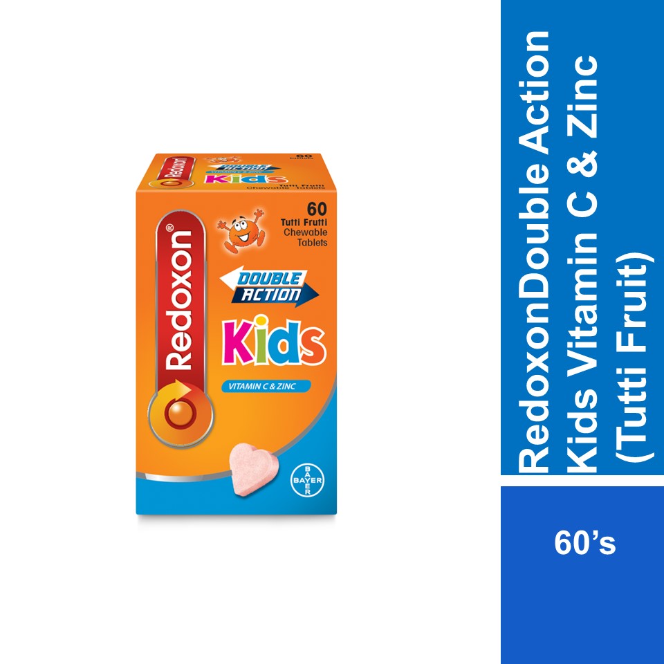 Redoxon Kids Double Action Vitamin C & Zinc Chewable Tablets (60's) Shopee Malaysia