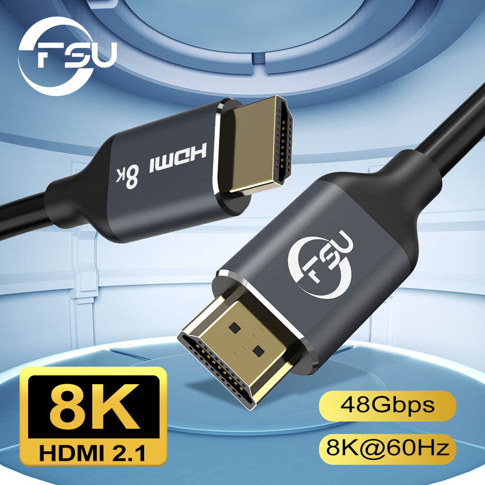 SkyeySnail 0.5m / 1.6ft 8K HDMI 2.1 Cable High Speed 48Gbps, Type A To...