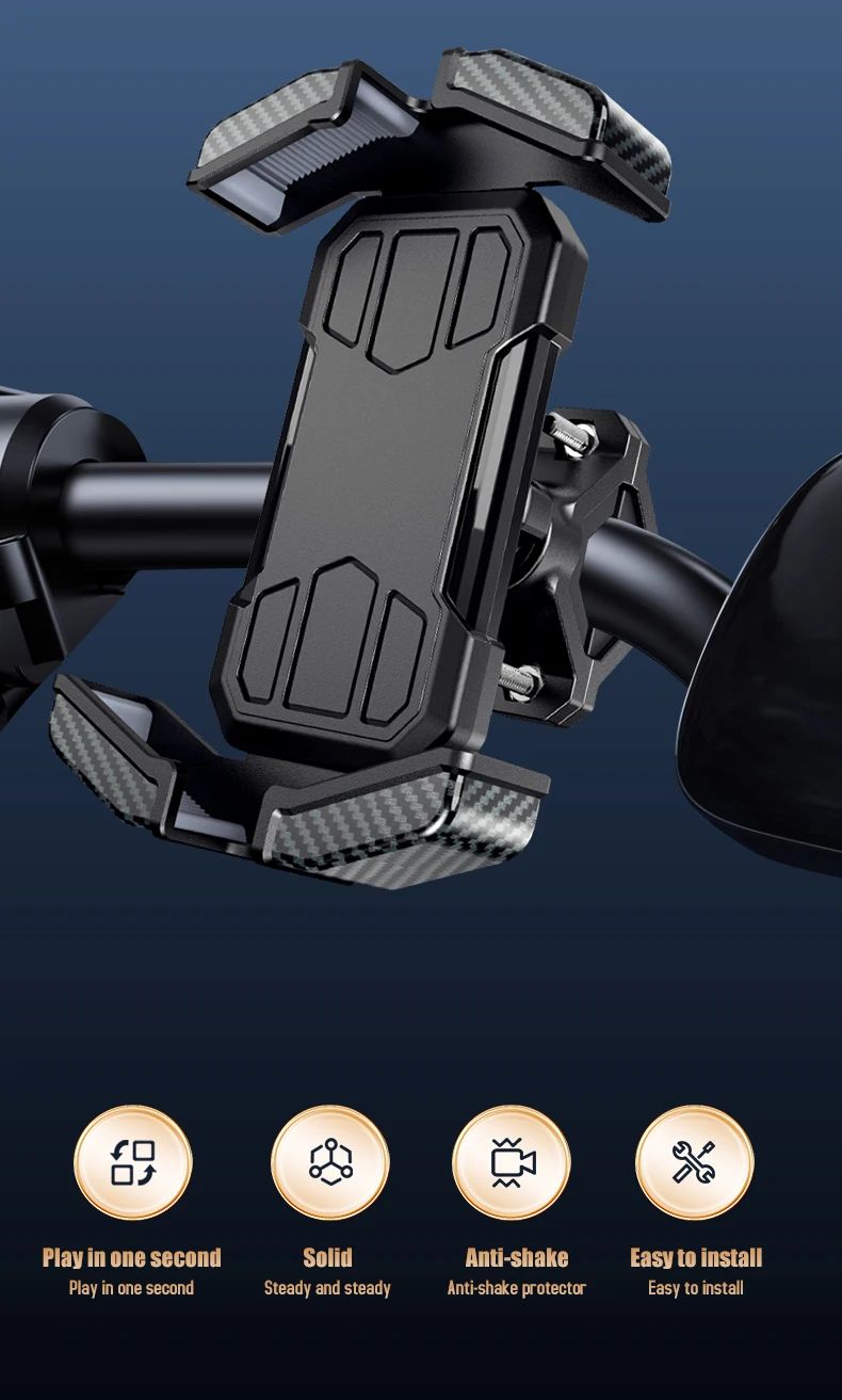 M08 Bike Phone Holder 360 View Universal Bicycle Phone Holder For 5.5-7 - View #12