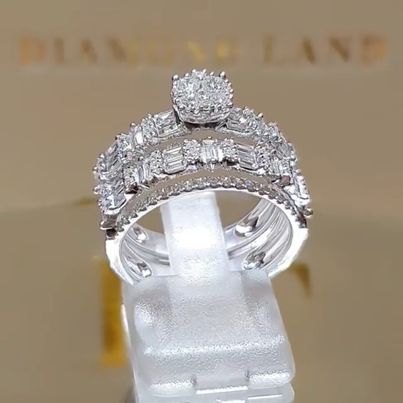 Double Ring with Embedded Zirconia main image 1