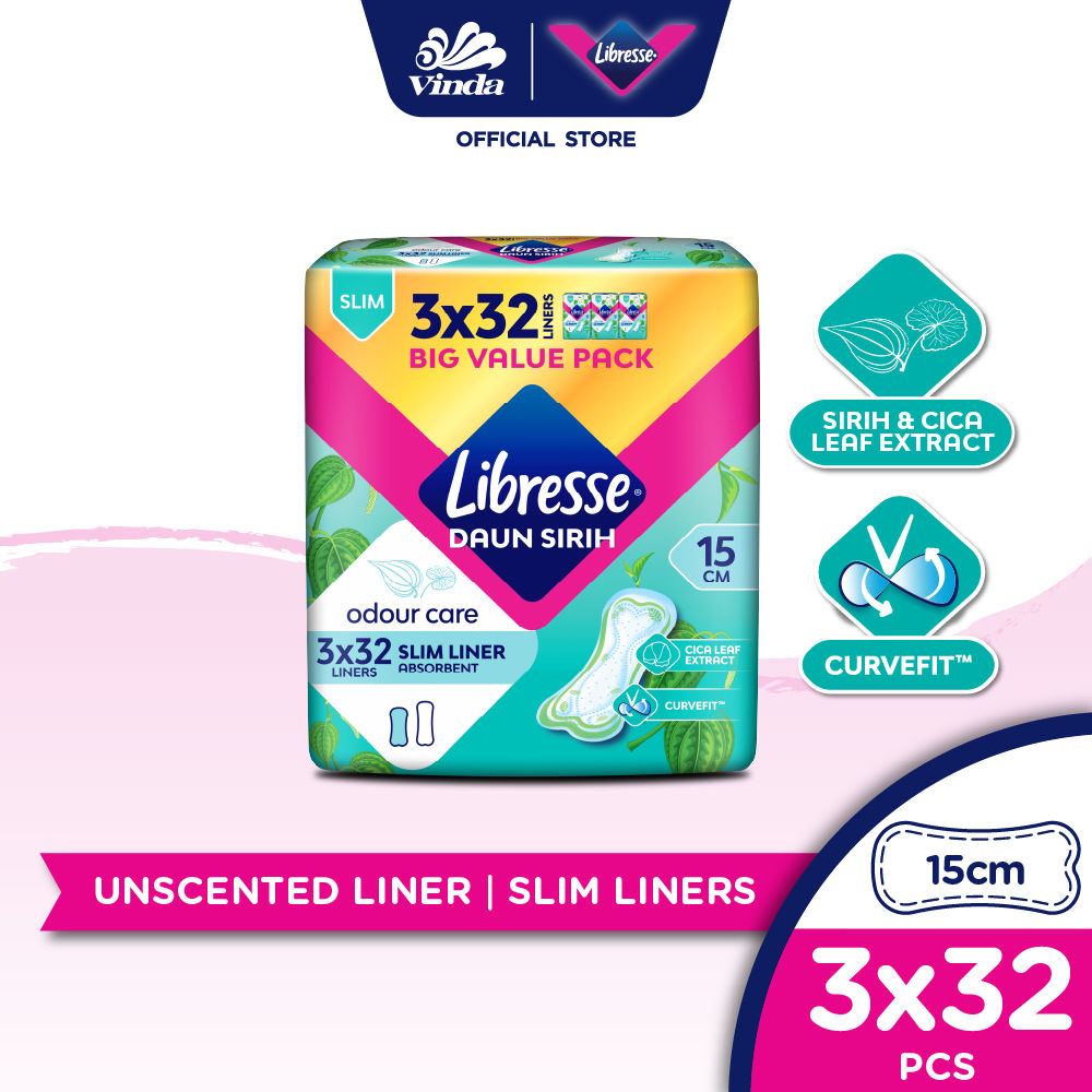 Libresse Odour Care Slim Panty Liner (3x32s) Shopee Malaysia