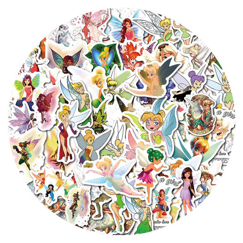 55 pcs Unique Little Fairy Stickers, Waterproof Stickers, For Water ...
