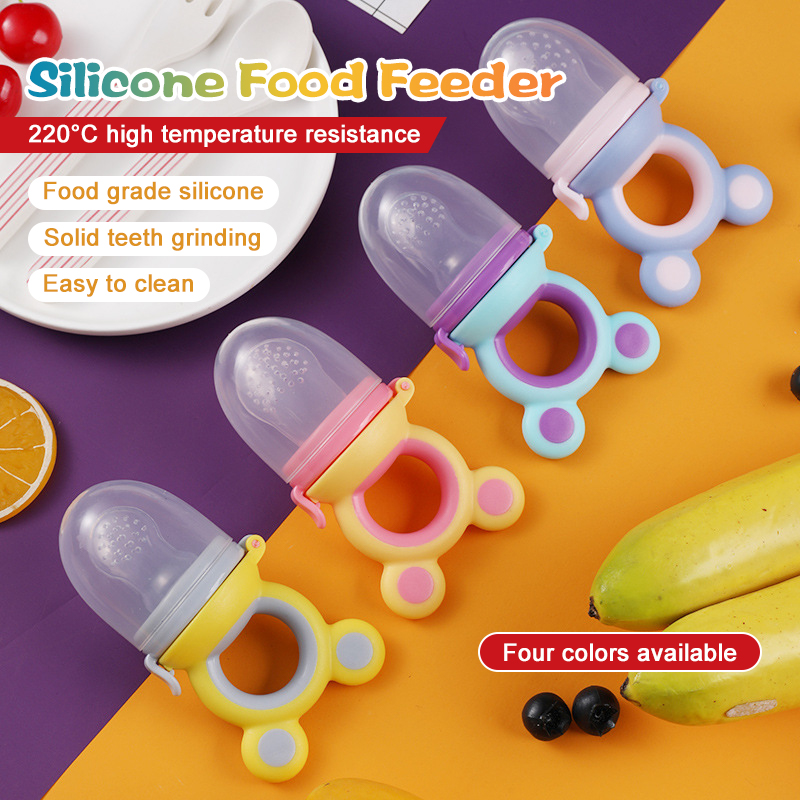 Baby Fruit Pacifier Silicone Holder Baby Feeder Pacifier Fresh Food ...