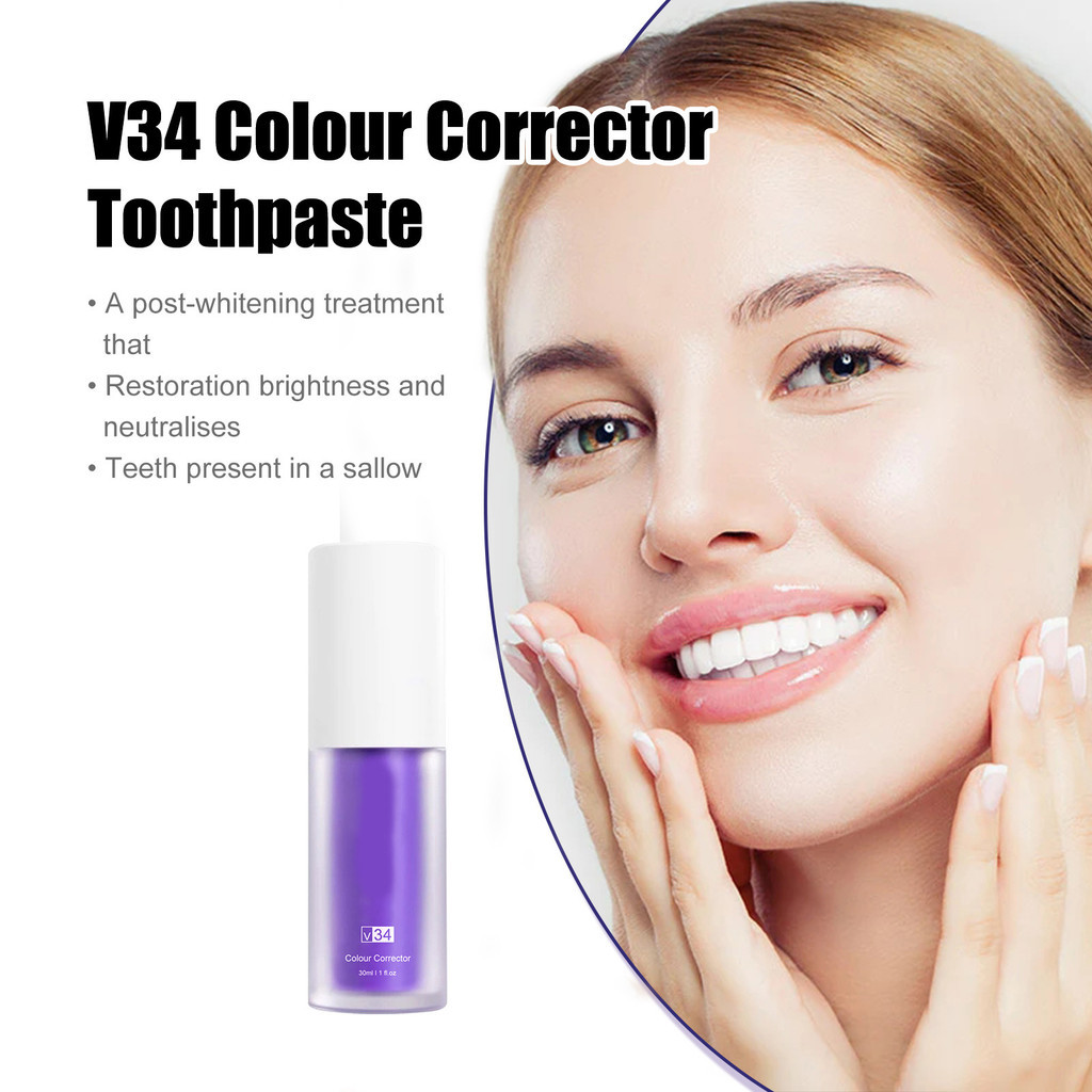 V34 Color Correcting Serum Teeth Remove Tartar Remove Bad Breath ...