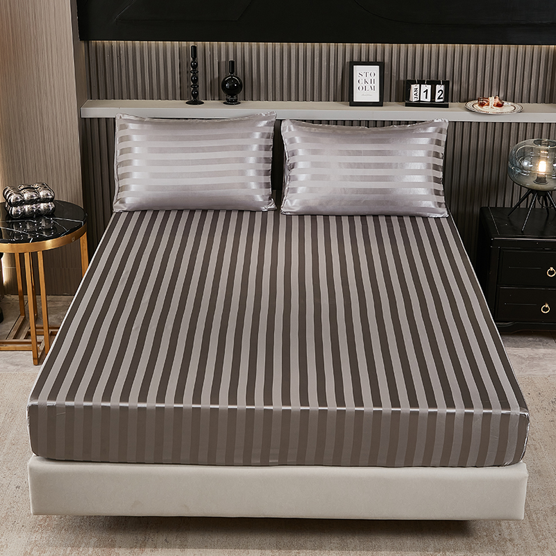 Bed Sheets Soft Premium Quilt Cover Fitted Bedsheet Feeling Single