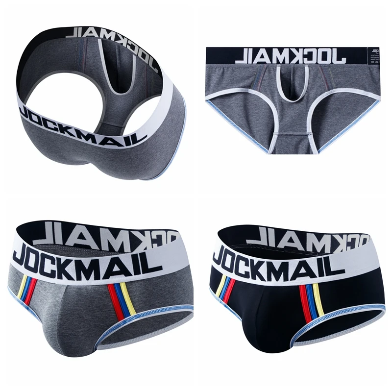 Jockmail Brand Sexy Men Underwear Briefs U Convex Big Penis Pouch Design Wonderjock Men Cotton 5440