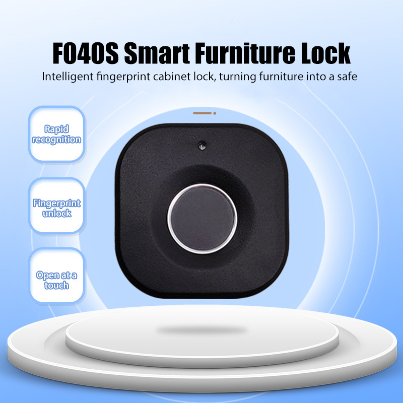 Touch Control F040S Smart Furniture Lock USB Fingerprint Lock Anti