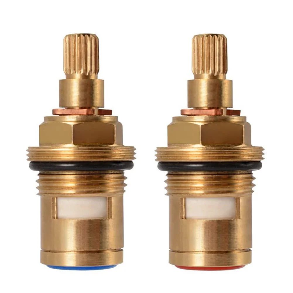 Universal Replacement Tap Valves Brass Ceramic Disc Cartridge Inner ...