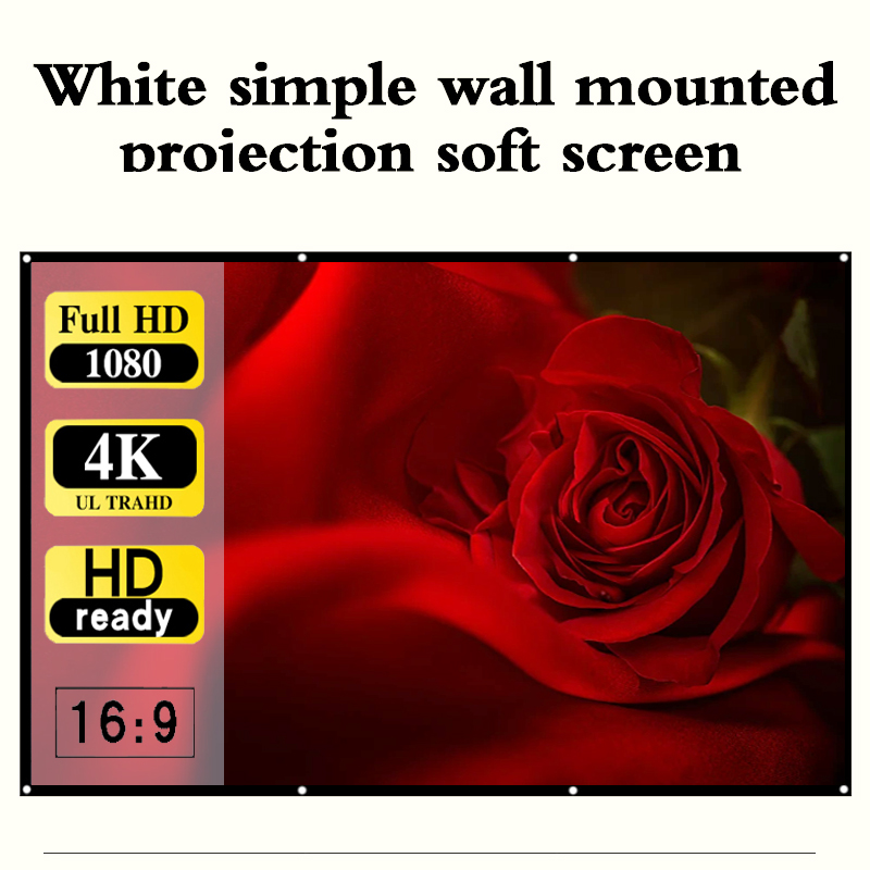 4K ultra high definition projection screen, home projector screen, home ...