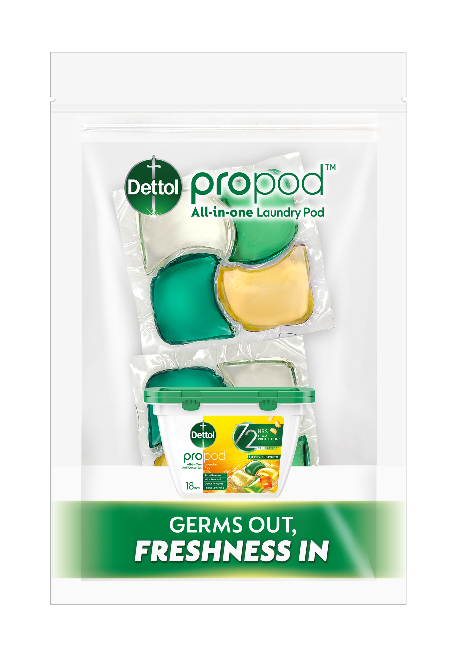 [NOT FOR SALE] Dettol Propod Trial Sample (Citrus Rose) | Shopee Malaysia