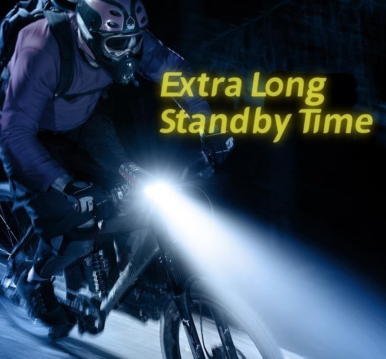 Solar Bike Light Kit with Horn and Power Bank - 12 Hours Rechargeable ...