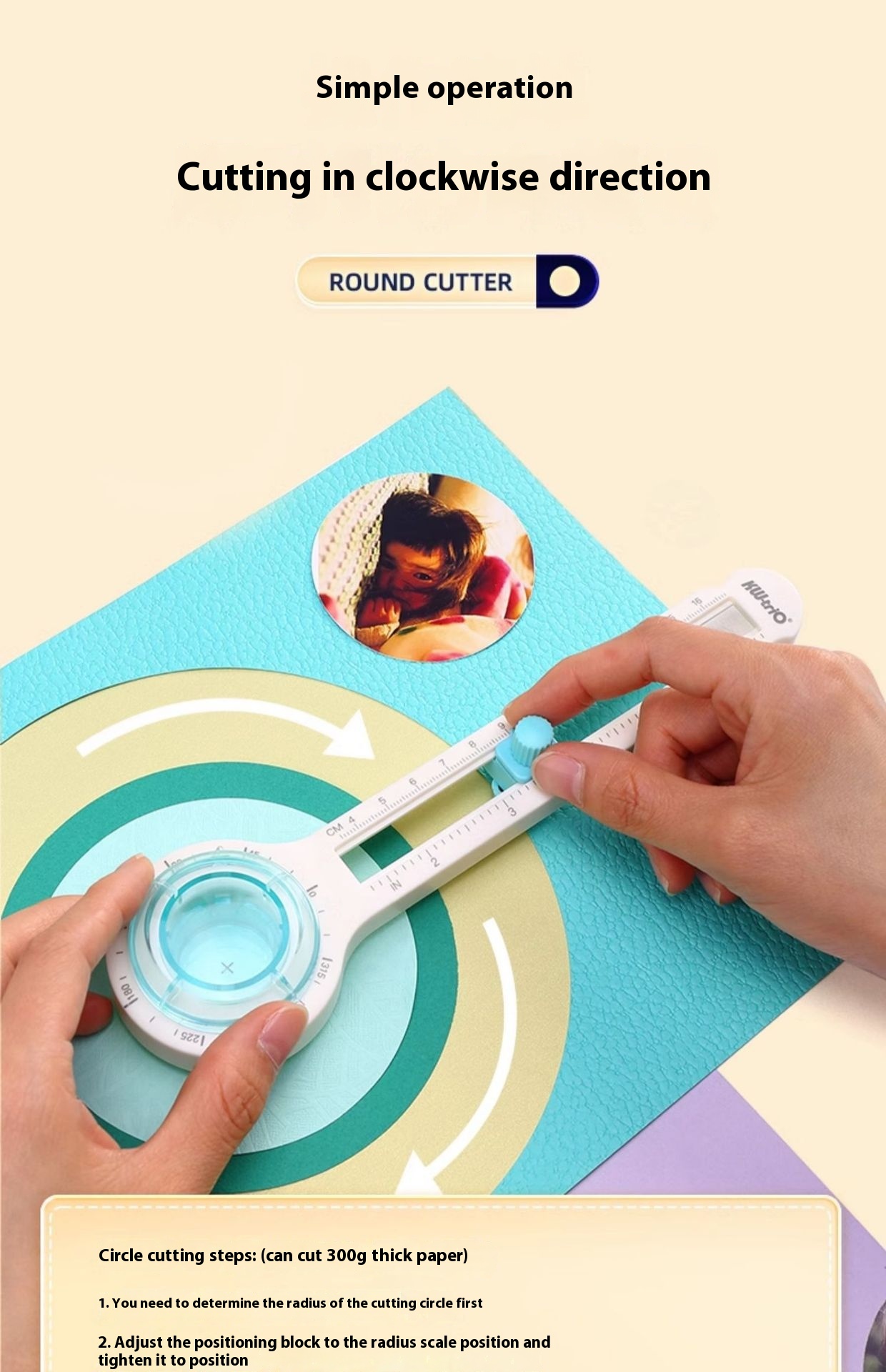 360 Degree Round Paper Cutter, Round Corner Cutter, Round Paper Trimmer ...
