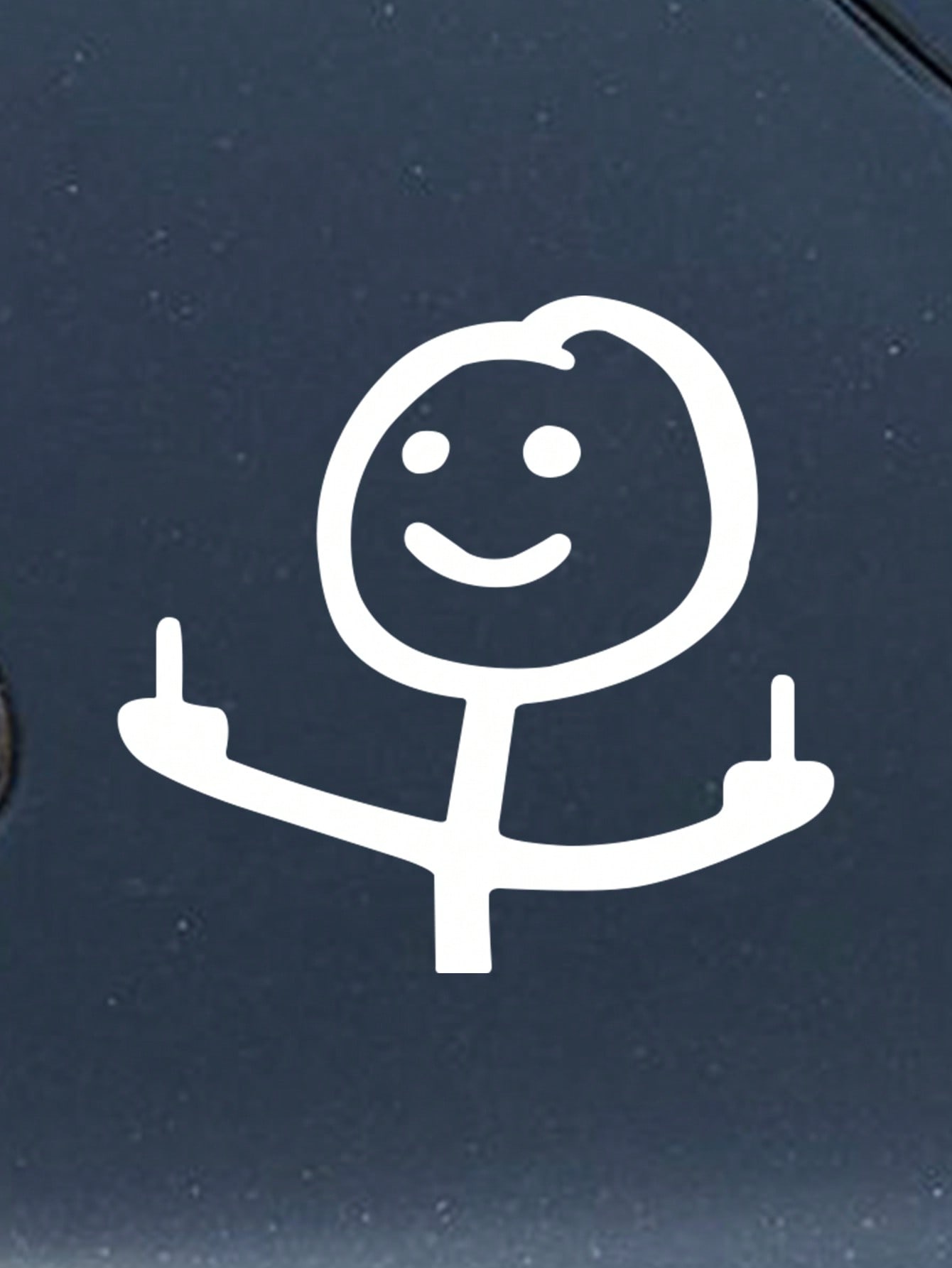 New Cute Smiley Car Window Sticker - Adds Charm to Cars, Notebooks ...