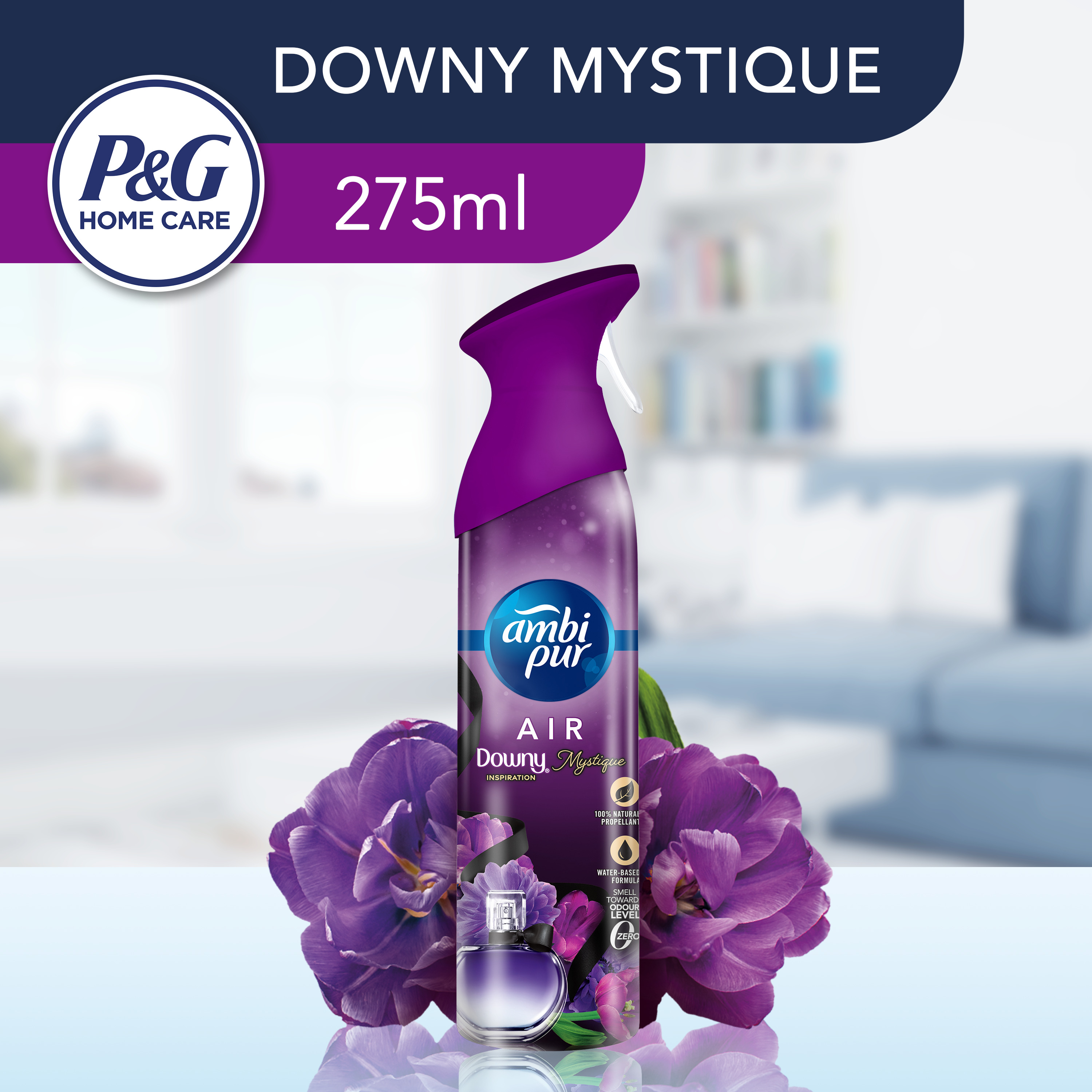 Ambi Pur Air Freshener Aerosol Spray Downy Inspiration Premium Parfum ...