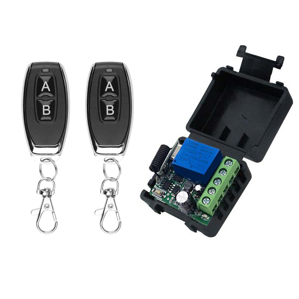 New RF 433MHz Universal Remote Control Wireless Switch DC 12V 1CH RF ...