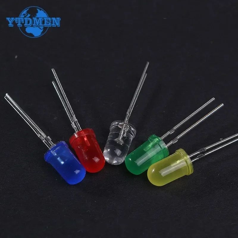 100PCS 3mm LED Diode 5mm Super Bright LED Emitting Diodes Assortment ...