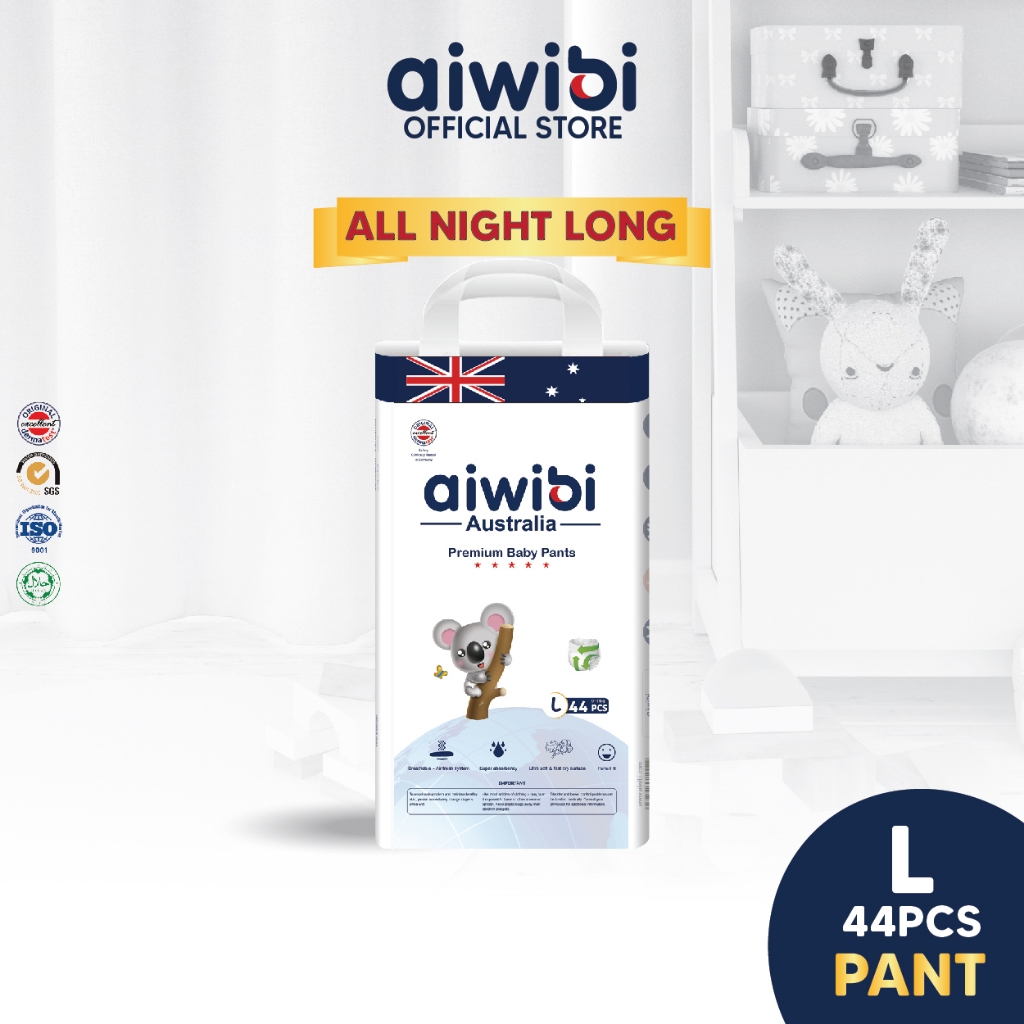 Aiwibi Baby Night Plus Diapers Tape & Pants - (S/M/L/XL/XXL X 1 Pack ...