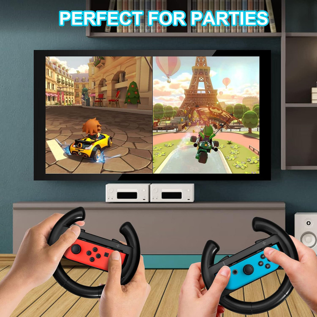 For Nintendo Switch Joycon steering wheel, Switch game controller ...