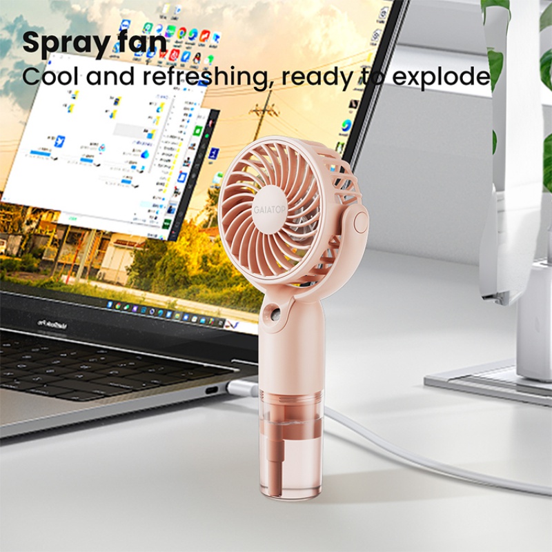 GAIATOP USB Rechargeable Handheld Nano Spray Fan 2000mah With ...