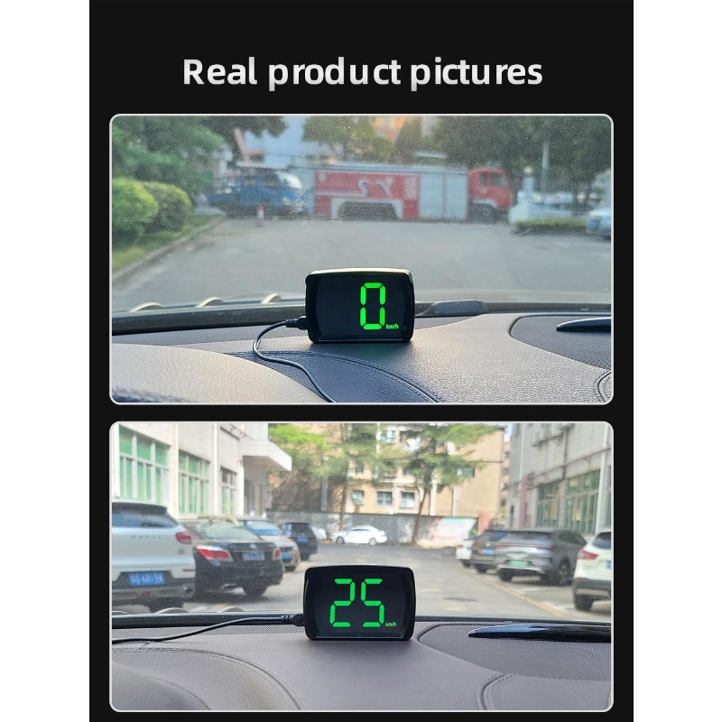 New Hud Car Head Up Display Cross Border Version Km Mph Speed