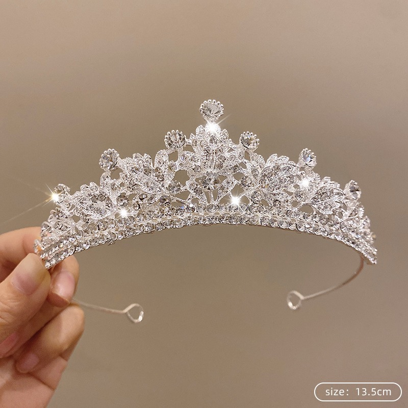 Lightweight Bridal Tiara - Crystal Crown for Pageants & Birthdays ...