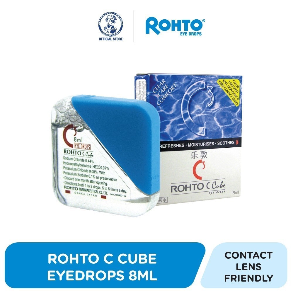 [Warehouse Clearance] Rohto C Cube Eye Drops (8ml) | Shopee Malaysia