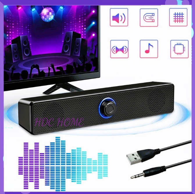 Computer audio desktop home small speaker dual speaker high volume ...