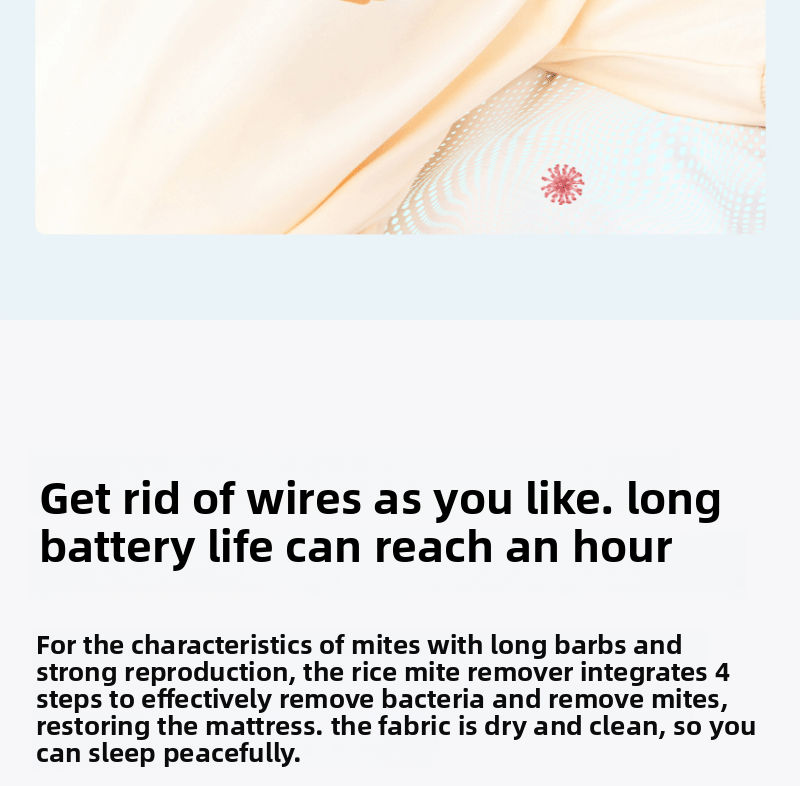 A Very Effective Mites Instrument Bed Vacuum Cleaner Mites Instrument ...