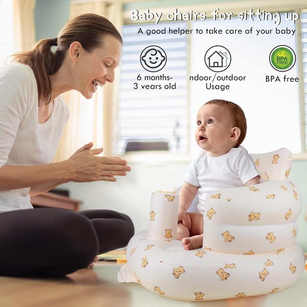 Inflatable chair baby outdoor couch portable chair bath stool baby ...