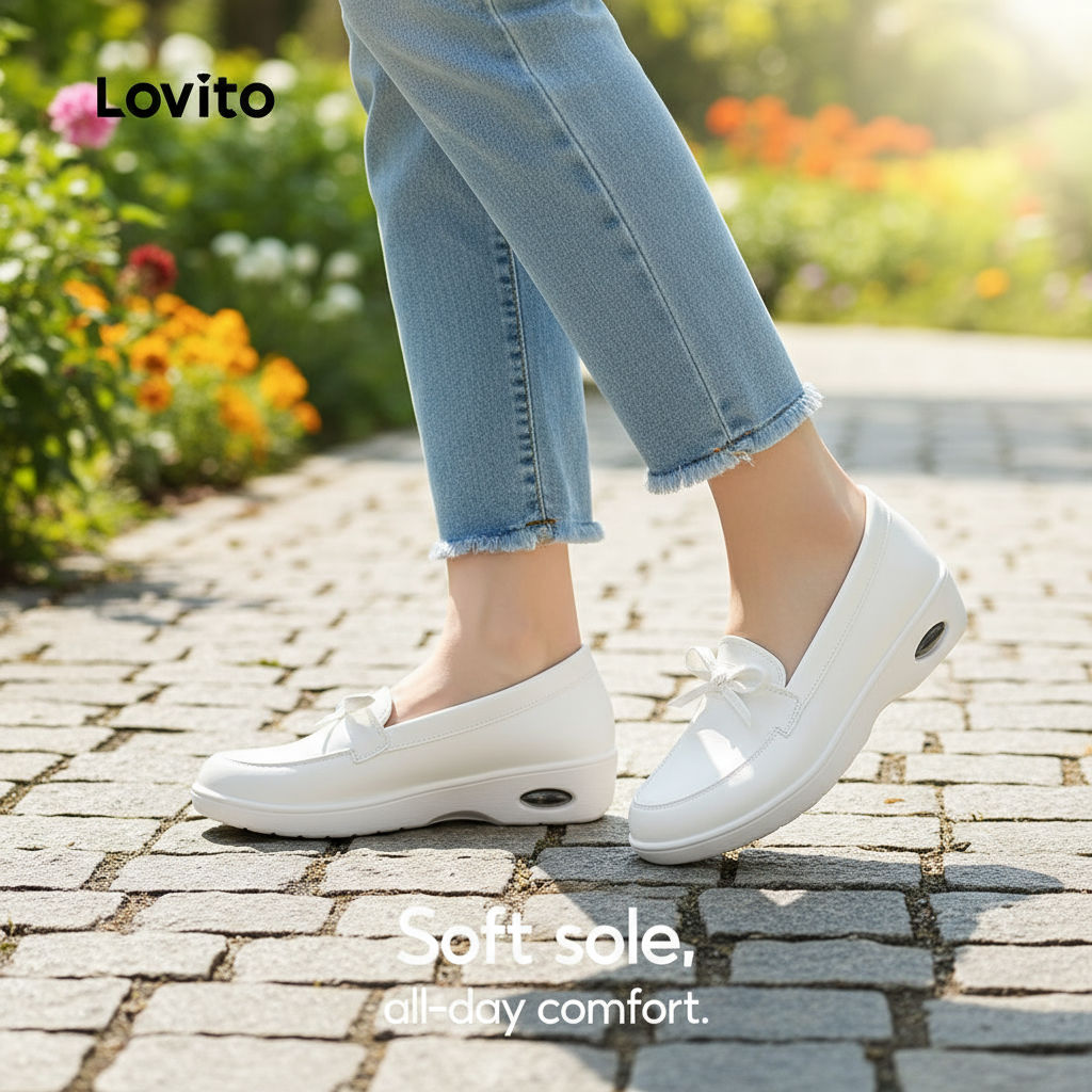 Lovito Kasut Bot Wanita Elegan dan Ringkas LFAS1024 | Shopee Malaysia