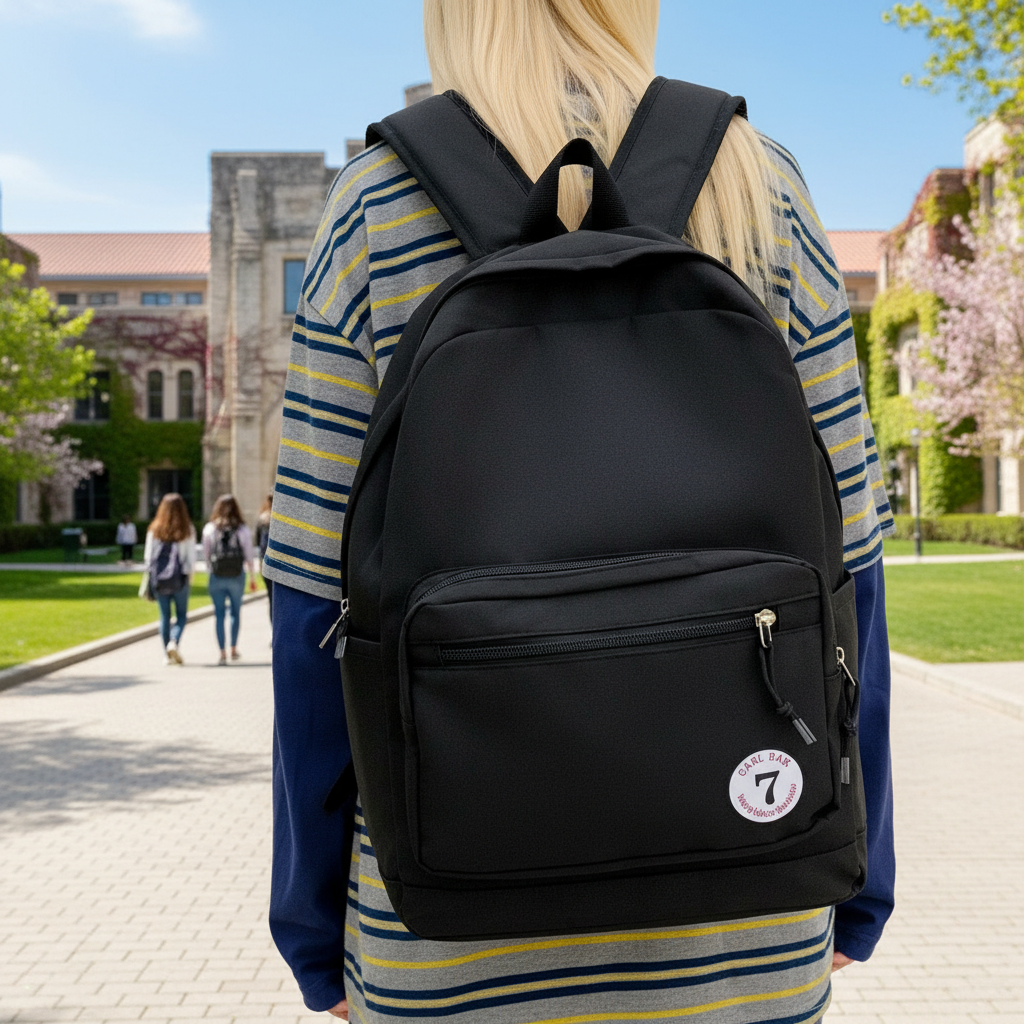 Latest Design Backpack: Vintage High-Capacity Campus Bag for University ...