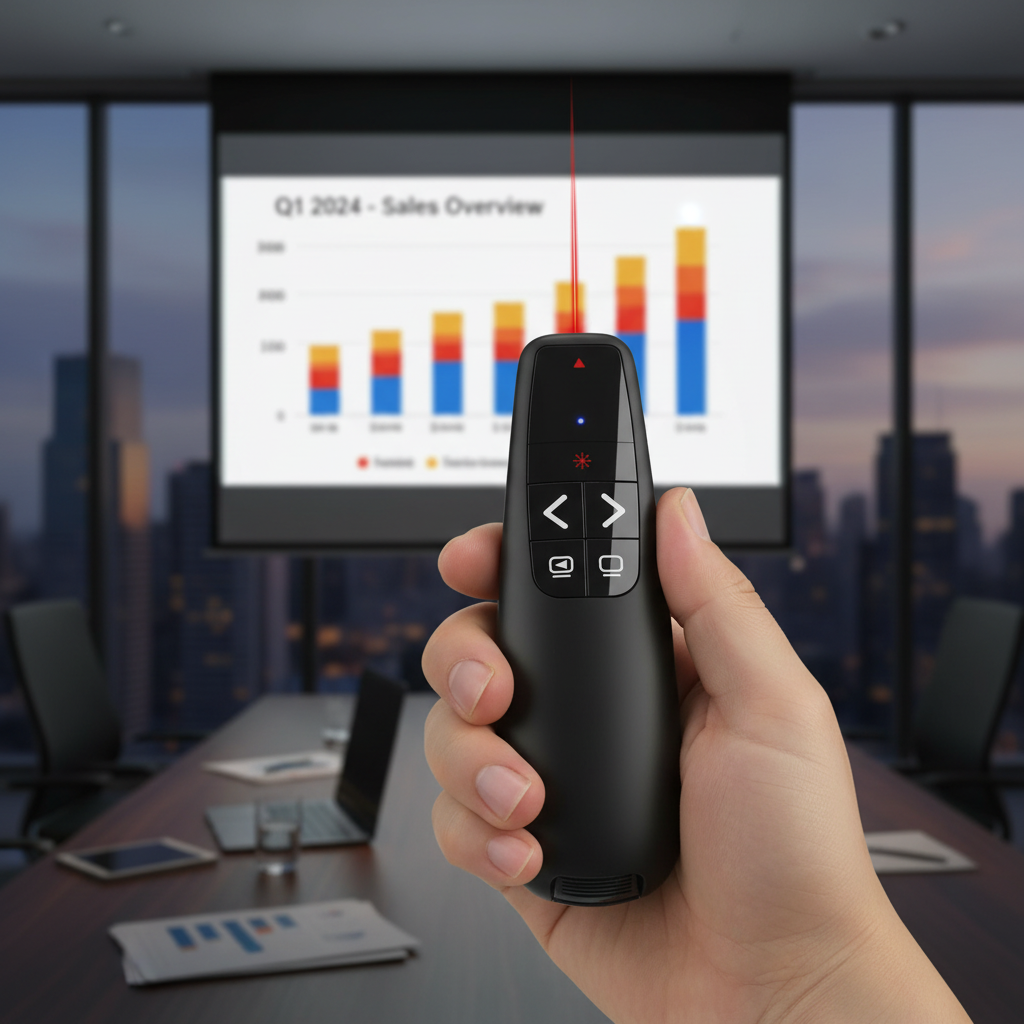 Wireless USB Presenter Remote, Power Point Clicker, Laptop Presentation ...