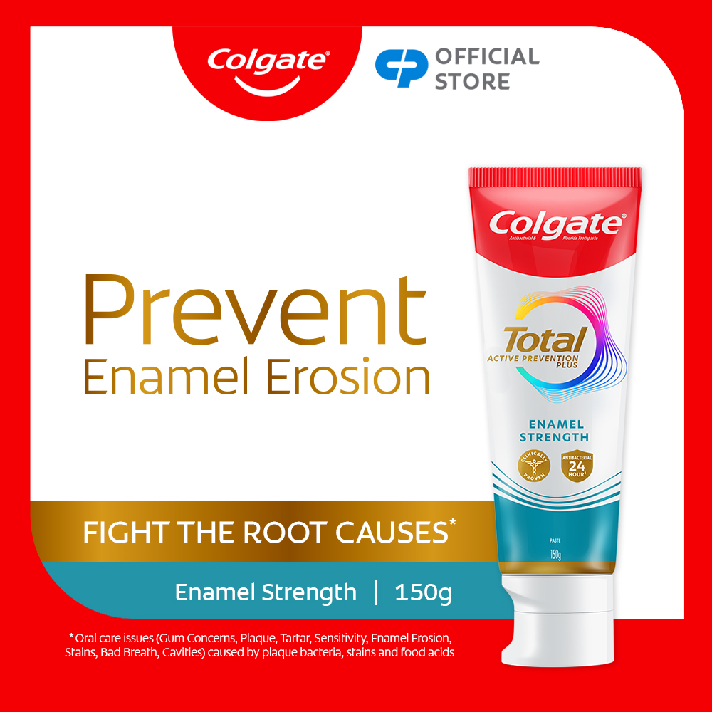 Colgate Total Enamel Strength Toothpaste 150g | Shopee Malaysia