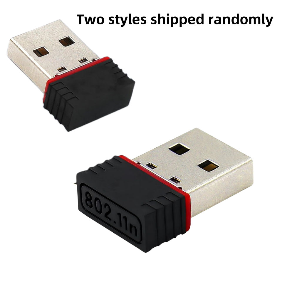 Mini USB WiFi Adapter 150Mbps Portable 2.4GHz Transmitter Receiver ...