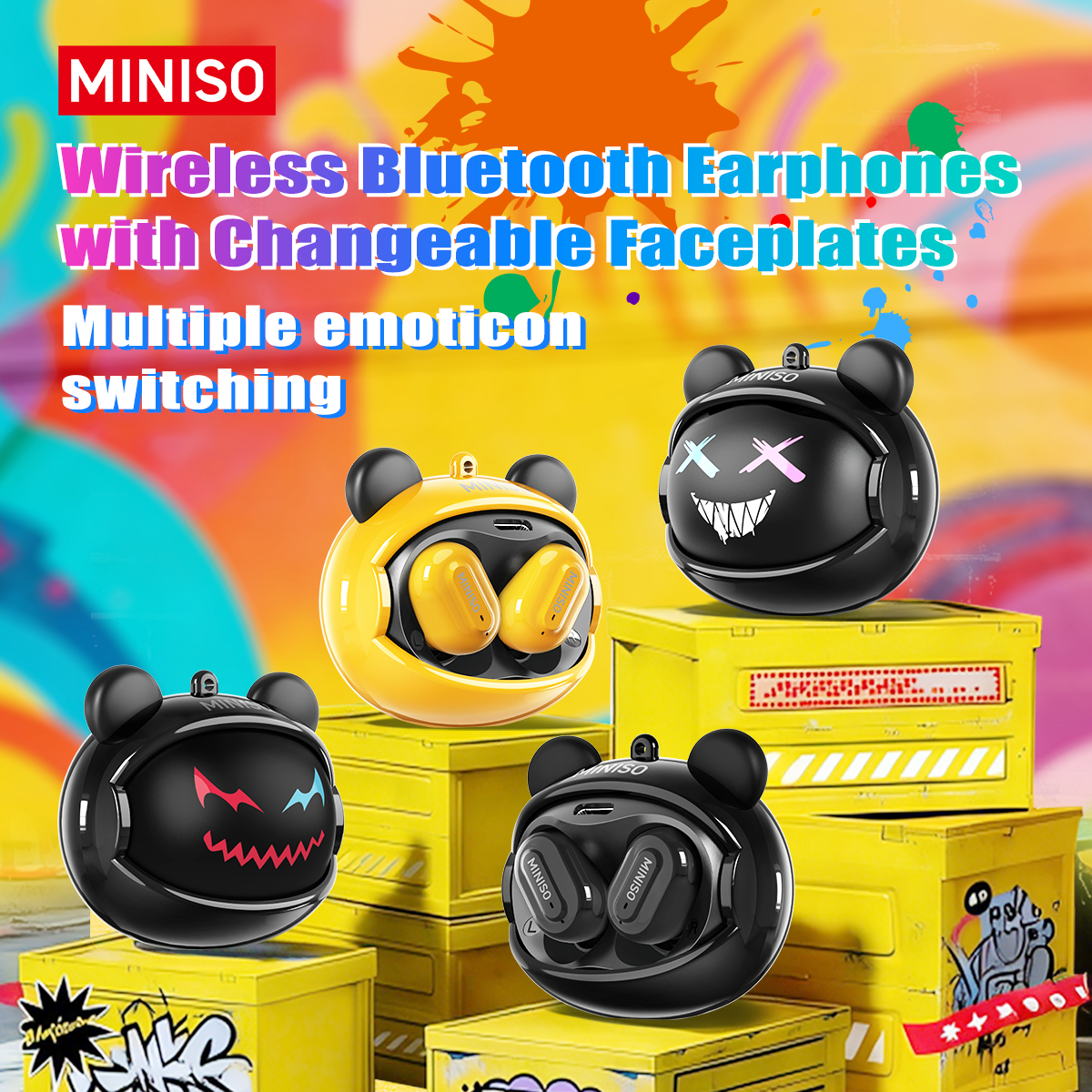 MINISO ms118 AI Translation Headsets OWS Open-Ear 135 Language ...