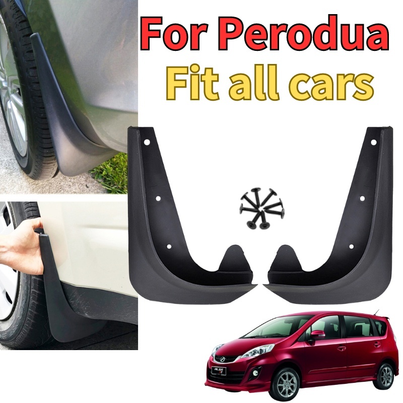 Universal Rubber Mudflaps Pickup SUV Van Truck Mud Flaps Splash Guards Mudguards Dirty Traps For VW AUDI KIA Renault Ford Mazda - 34 - View #9