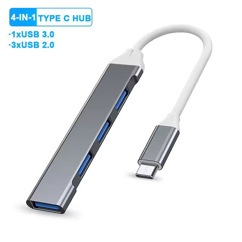 USB 3.0 HUB 4 in 1 For Laptop Macbook Pro 4 Ports type c to hdmi Multi ...