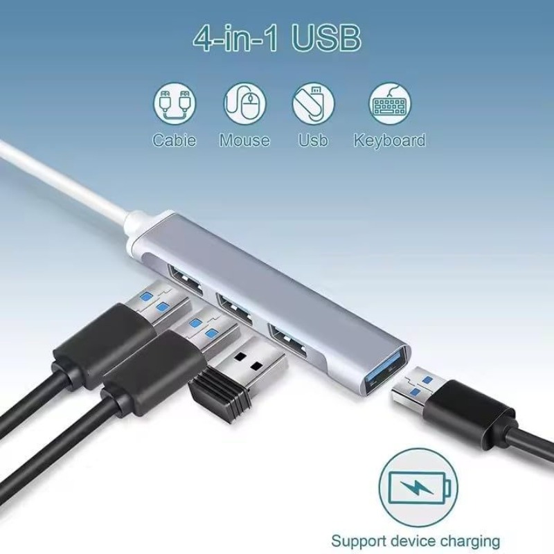 USB 3.0 HUB 4 in 1 For Laptop Macbook Pro 4 Ports type c to hdmi Multi ...