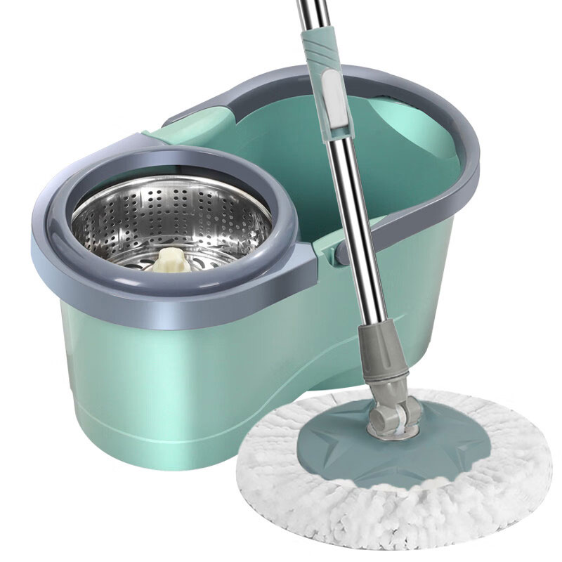 Spin Mop Replacement Handle: 360-Degree Rotating Telescopic Pole for ...